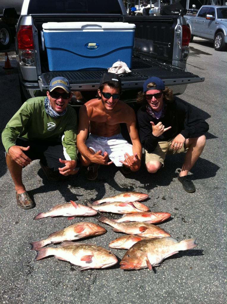 Offshore fishing for groupers
