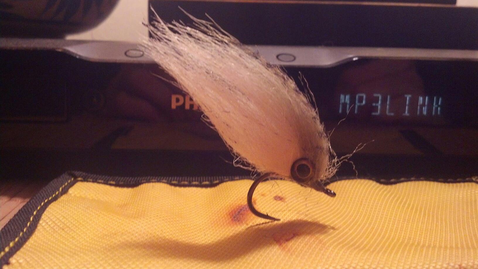 Baitfish fly used for fly fishing 