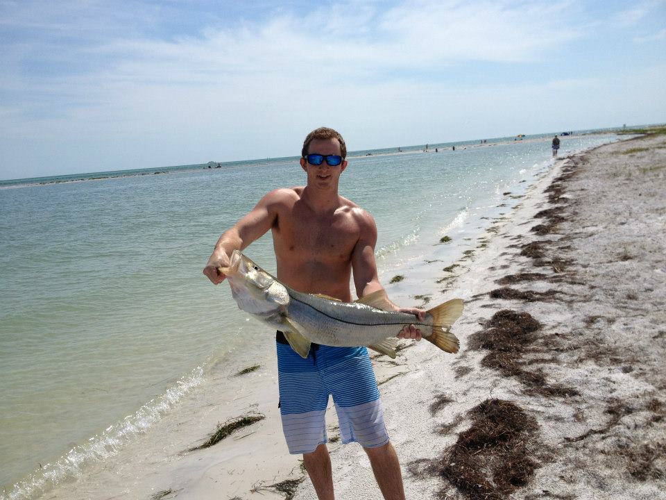 Linesider on the beach